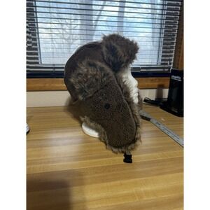 Lot of 4 Trapper Hats Winter Faux Fur Shearling Aviator‎ Cold Weather Mixed